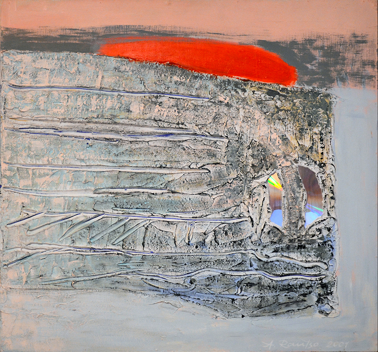 Punane päike (akrüül, 2001)(not available)
60x60cm 