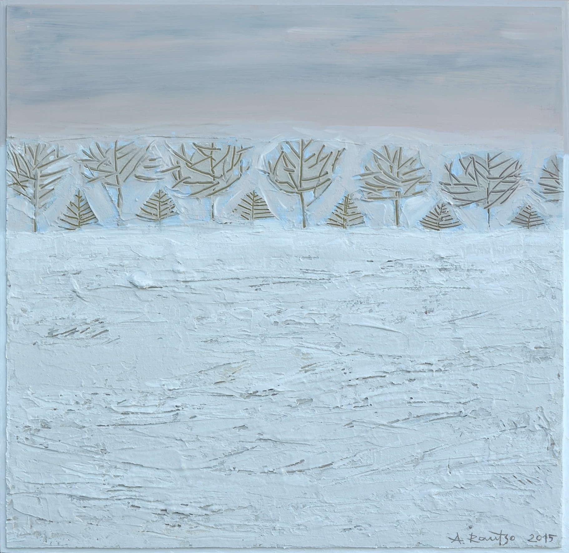 Üle valge välja (2015)
50x50 cm